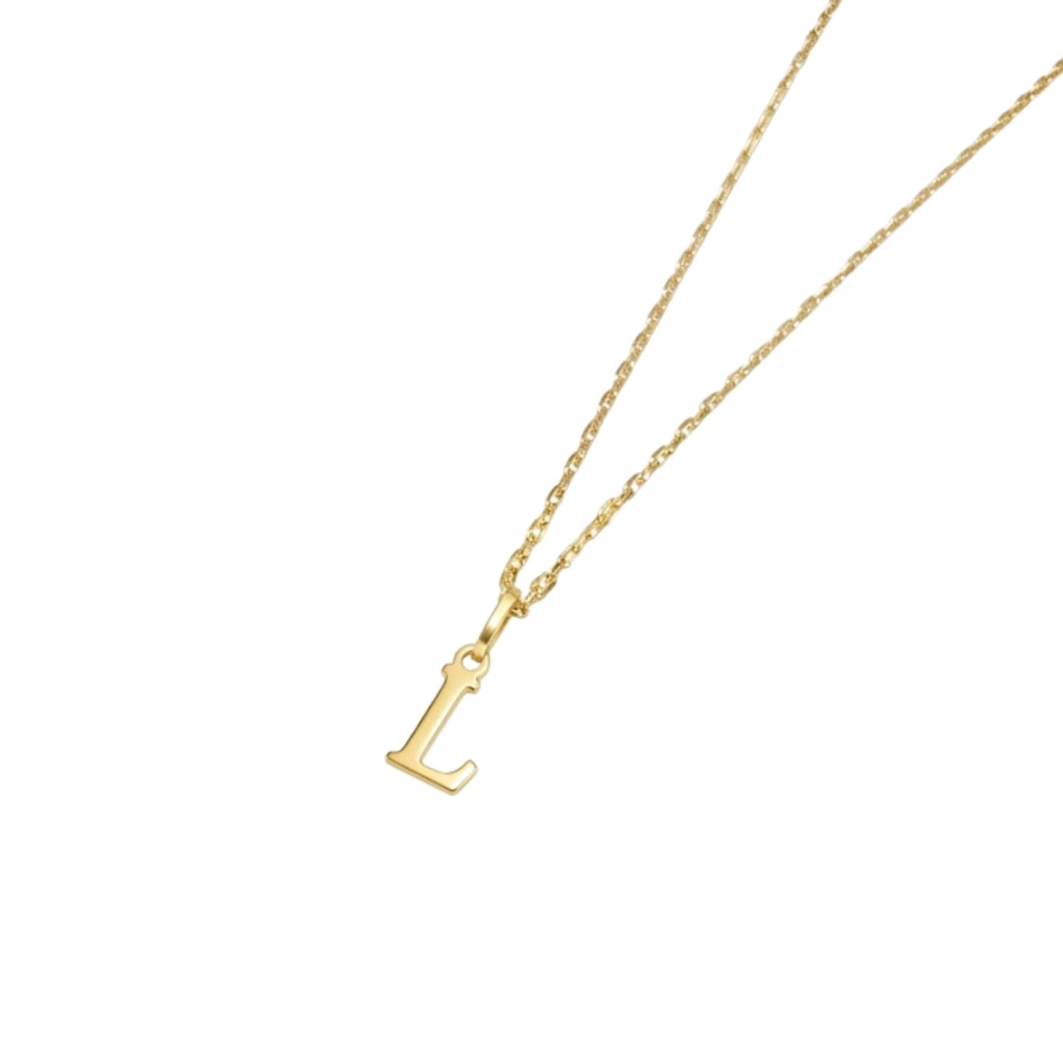 Colgante Inicial L Selecta Oro Miel 18kt 3