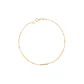 Pulsera de Oro 18kt Barras y Bolitas - Miniatura 1