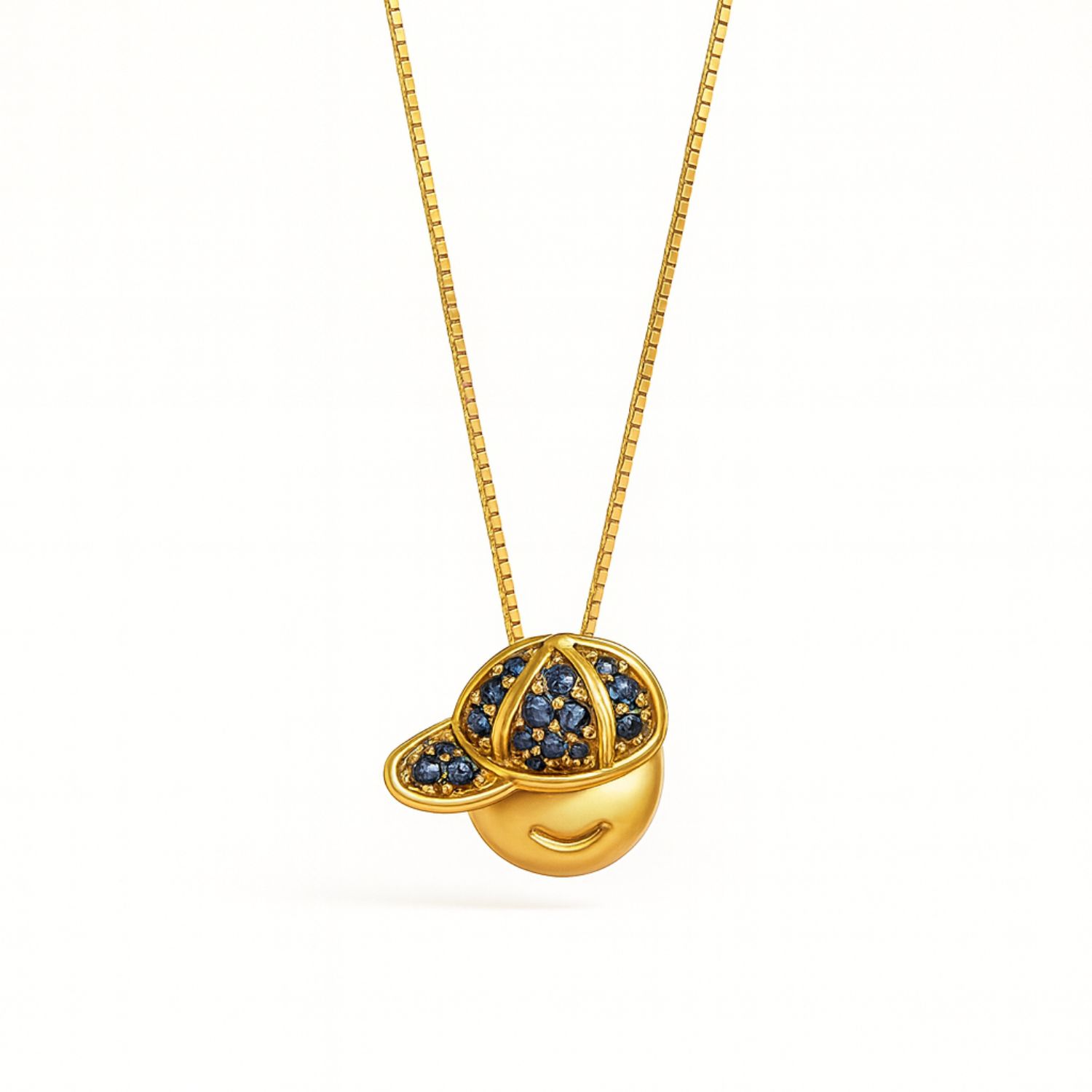 Collar Oro Amarillo 18Kt Niño Jockey 2