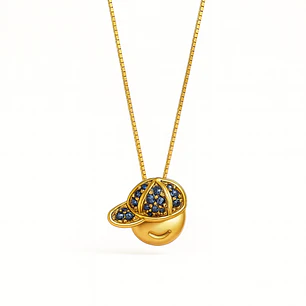 Collar Oro Amarillo 18Kt Niño Jockey