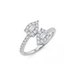 Anillo Oro Blanco 18kt Diamantes 52 Pts - Miniatura 1