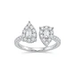 Anillo Oro Blanco 18kt Diamantes 52 Pts - Miniatura 2