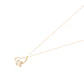Collar Revestido de Oro 18kt Corazón Círculos y Circonita - Miniatura 1