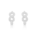 Aros de Plata Esterlina 925 Infinito Circon