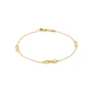 Pulsera Oro Amarillo 18kt Modelo Triple Infinito 8942 - Miniatura 2