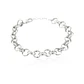 Pulsera de Plata Esterlina 925 Argollas Entrelazadas - Miniatura 2