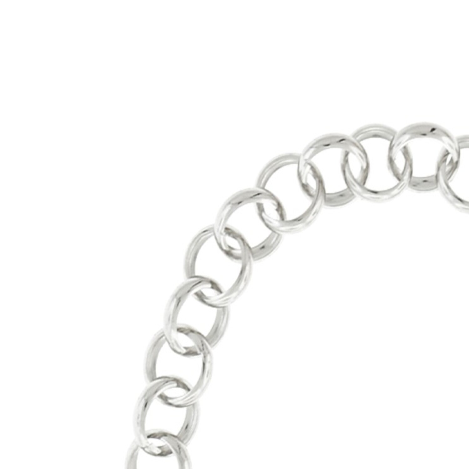 Pulsera de Plata Esterlina 925 Argollas Entrelazadas 3