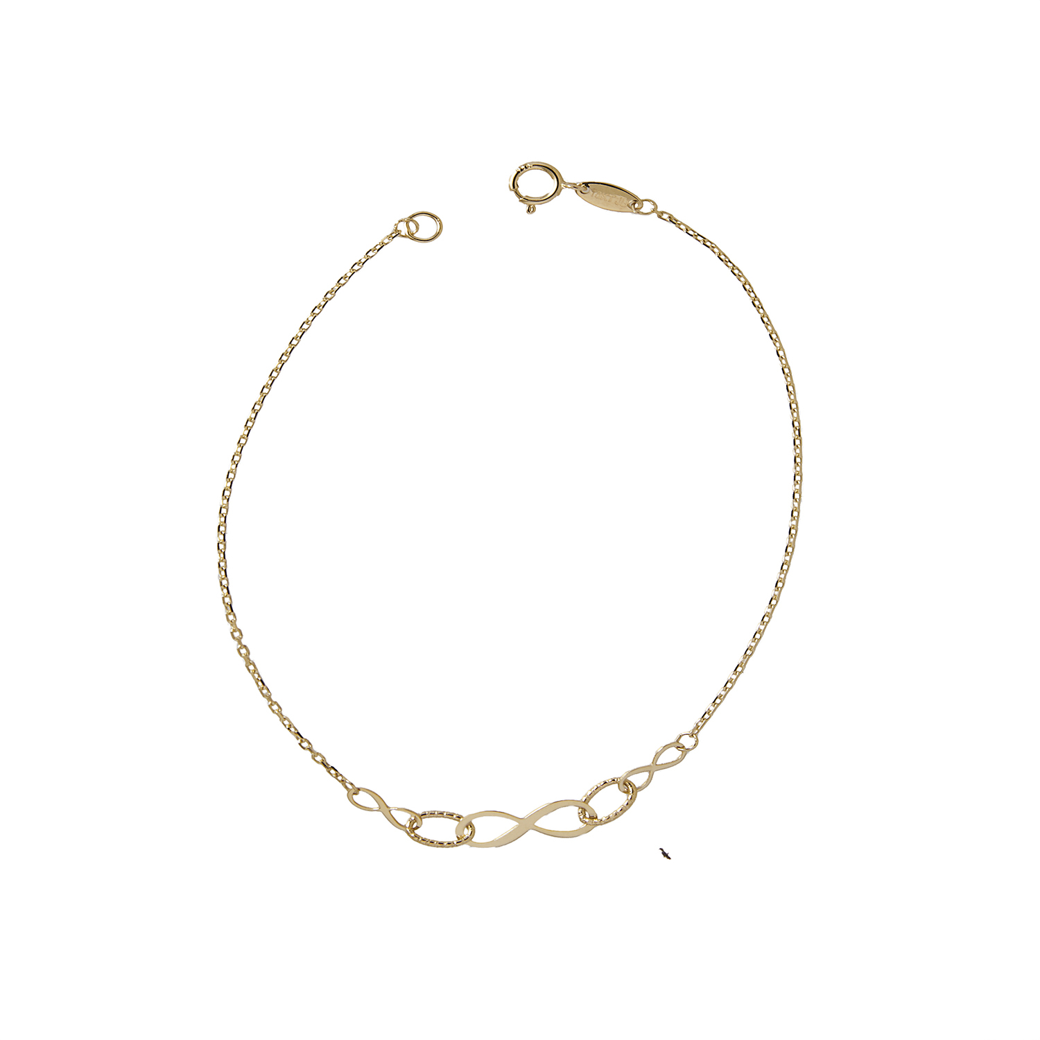 Pulsera de Oro 18kt Infinito Eslabon 4006 2