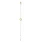 Pulsera Oro Amarillo 18kt Corazón 1/2 circonita - Miniatura 2