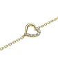 Pulsera Oro Amarillo 18kt Corazón 1/2 circonita - Miniatura 3