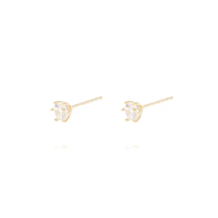 Aros Oro Amarillo 18kt Circonita Seis Grifas