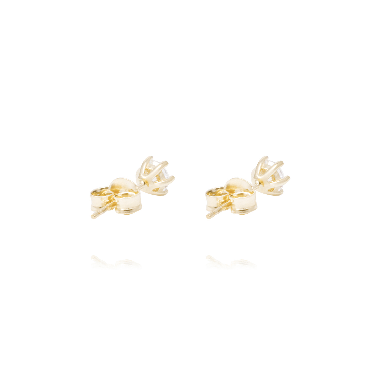 Aros Oro Amarillo 18kt Circonita Seis Grifas 3