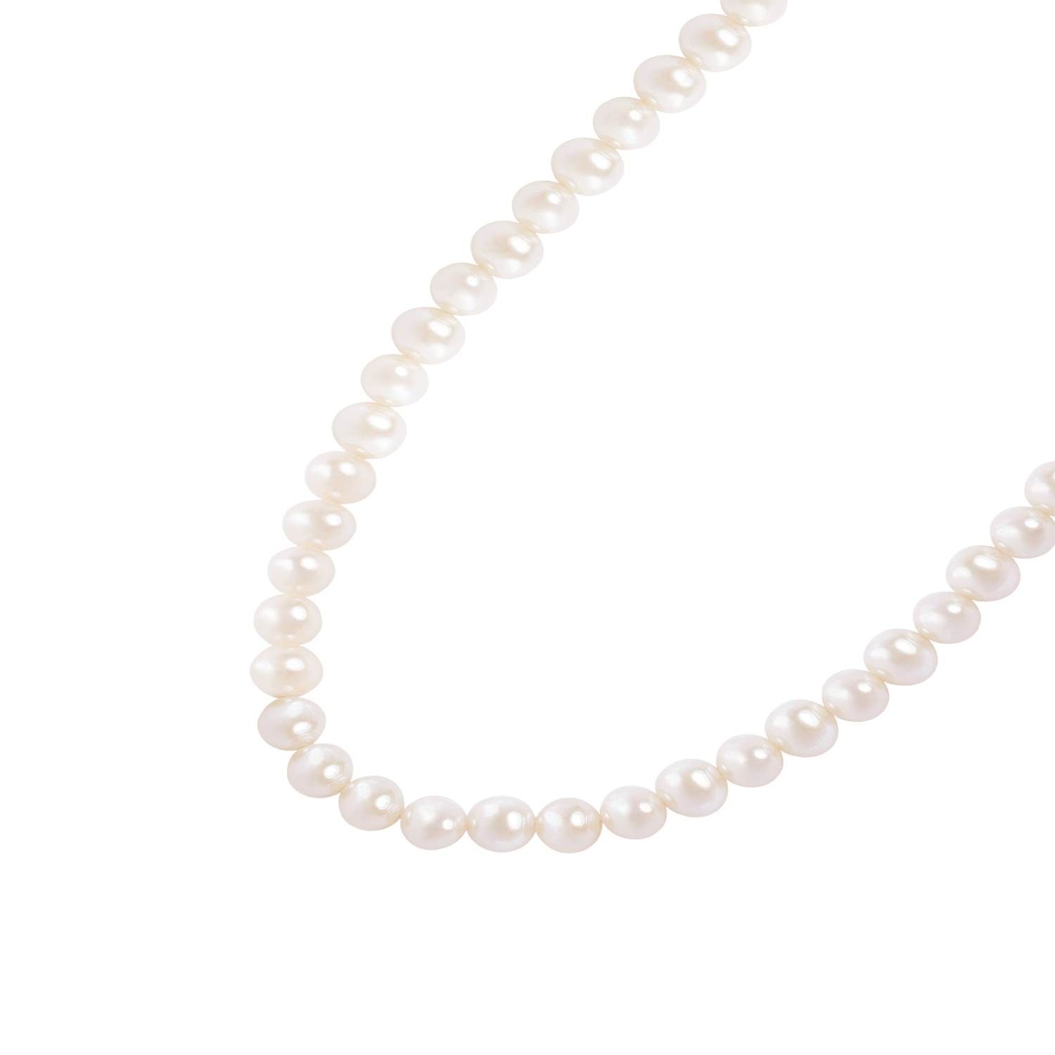 Collar de Oro 18kt Perla Cultivada 4.0mm 1
