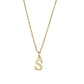 Colgante Inicial S Armonía Oro Miel 18kt - Miniatura 2