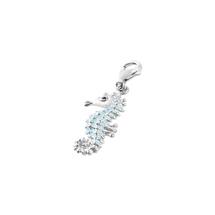 Colgante de Plata Esterlina 925 Caballo de Mar