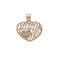 Colgante de Oro 18kt Modelo Corazon Circones filigrana - Miniatura 1