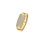 Anillo de Oro 18kt con Diamantes de 57 Puntos Totales Corte Brillante SI/H - By Danielle Costantini - Miniatura 1