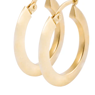 Aros de Oro 18kt Argollas 21