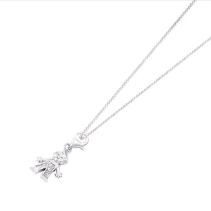 Colgante de Plata Esterlina 925 Niño Circonita