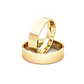 Par Argollas Matrimonio de Oro Amarillo 18kt Tubo Sagres de 5,0mm - Miniatura 1
