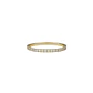 Anillo Oro Amarillo 14kt Cintillo Circonita Infinito - Miniatura 2