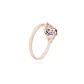 Anillo en Oro Miel 18kt Aurora Azul - Miniatura 3