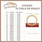 Anillo en Oro Miel 18kt Aurora Azul - Miniatura 4