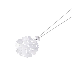 Collar de Plata Esterlina 925 Medallón Corazón
