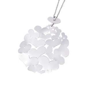 Collar de Plata Esterlina 925 Medallón Corazón