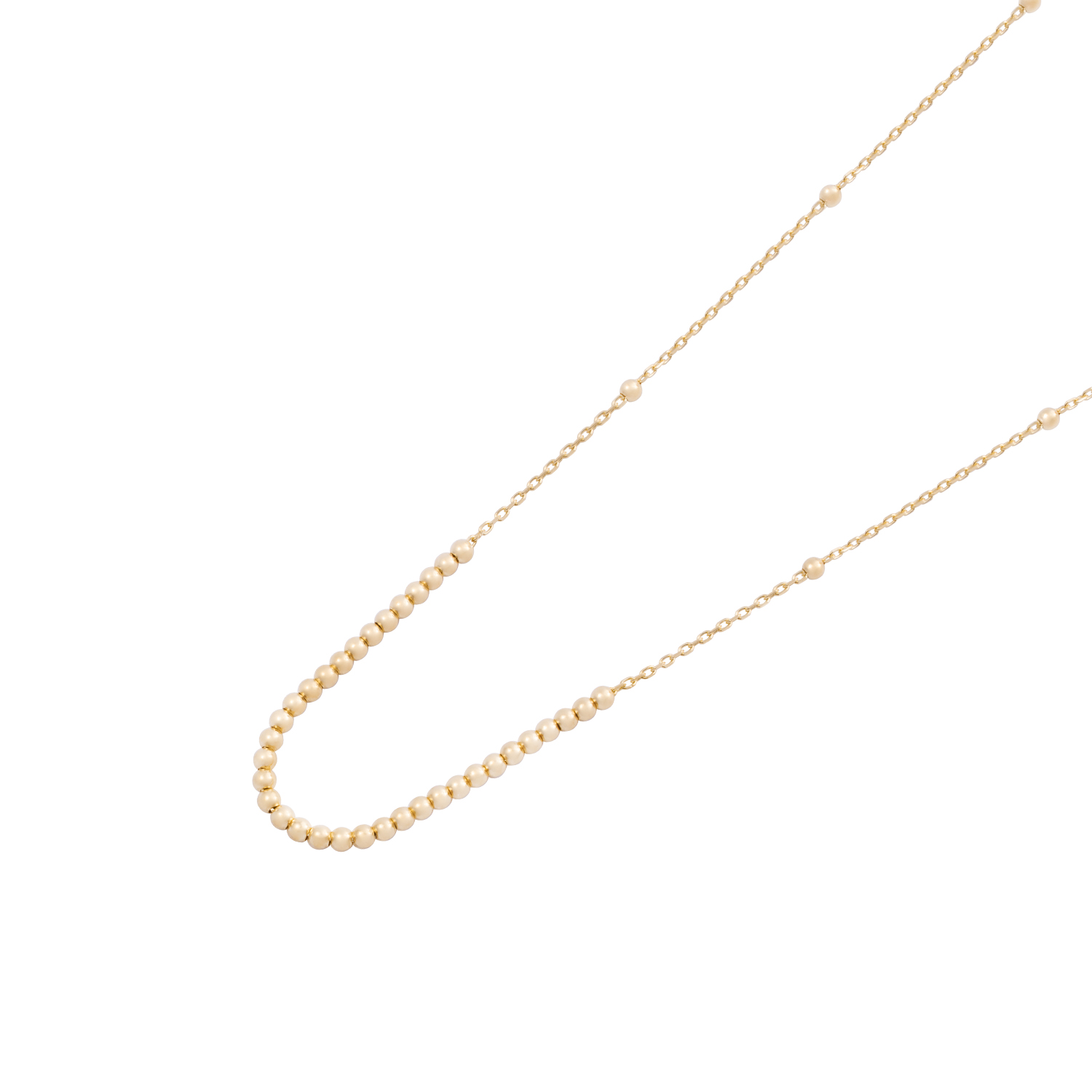 Collar de Oro 18kt Bolitas 1