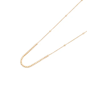 Collar de Oro 18kt Bolitas