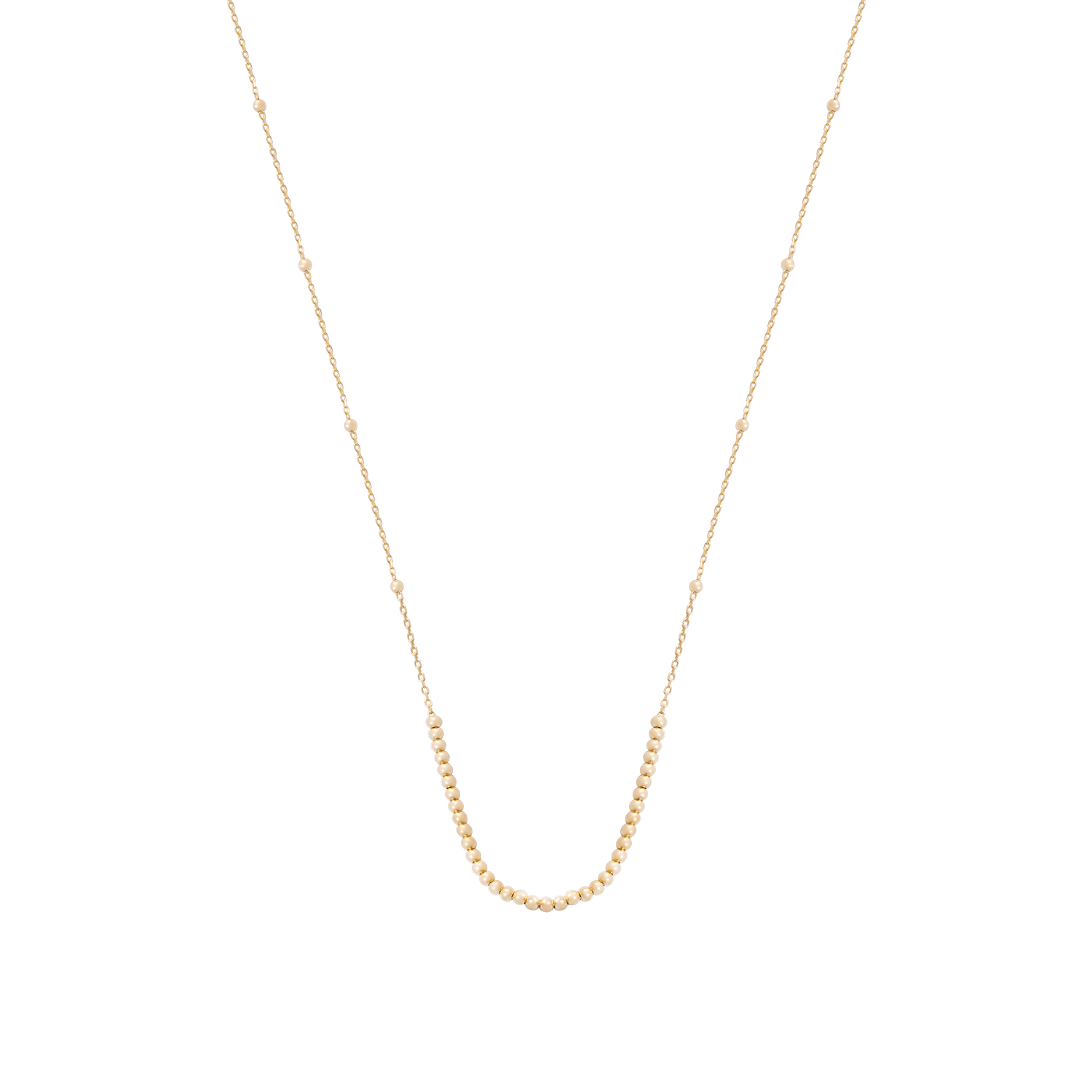 Collar de Oro 18kt Bolitas 3