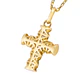 Collar de Oro 18kt Cruz Labrada - Miniatura 3