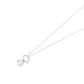 Collar de Plata Esterlina 925 Circulo Circón - Miniatura 1