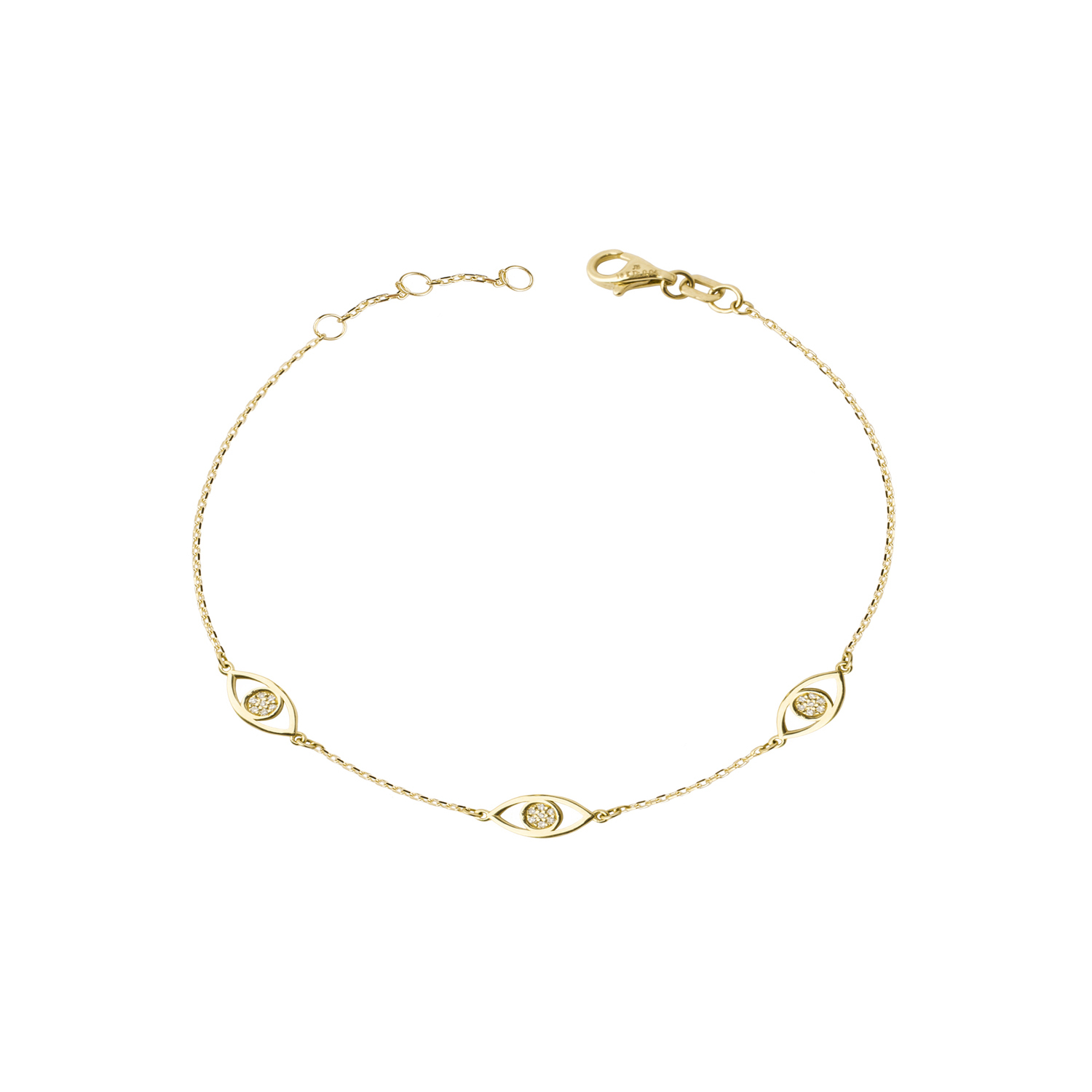 Pulsera Oro Amarillo 18kt Diamantes 4 Pts SI/H 1