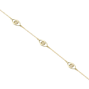 Pulsera Oro Amarillo 18kt Diamantes 4 Pts SI/H