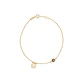Pulsera de Oro 18kt Flor de Topacio - Miniatura 1