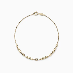 Pulsera Oro Amarillo 18kt Formas Geométricas