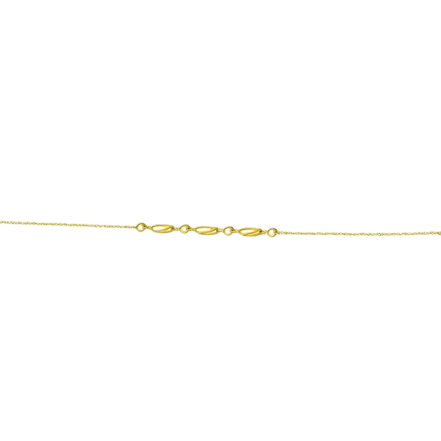 Pulsera Oro Amarillo 18kt Formas Geométricas 3