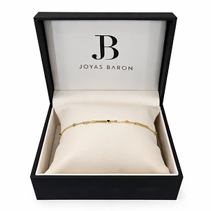 Pulsera Oro Amarillo 18kt Formas Geométricas