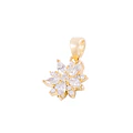 Colgante de Oro 18kt Estrella Circón
