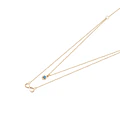Collar de Oro 18kt Infinito Ojo Turco