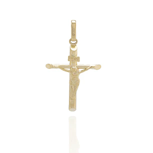 Colgante de Oro 18kt Cruz Cristo