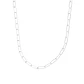 Cadena de Plata Esterlina 925 Eslabon Plano 39 - Miniatura 2