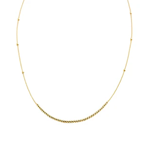 Collar Oro Amarillo 18kt Cadena de Esferas