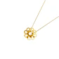 Collar Oro Amarillo 18kt Flor- Perla Central 5MM - Miniatura 1