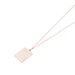 Colgante Oro Miel 18kt Placa Lisa - Miniatura 3