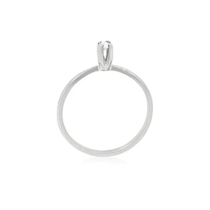 Anillo de compromiso Platino Modelo Niza Diamante Solitario de 10ptos
