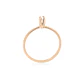 Anillo Compromiso Oro Rosado 18kt  Niza 1x10ptos Diamante - Miniatura 2