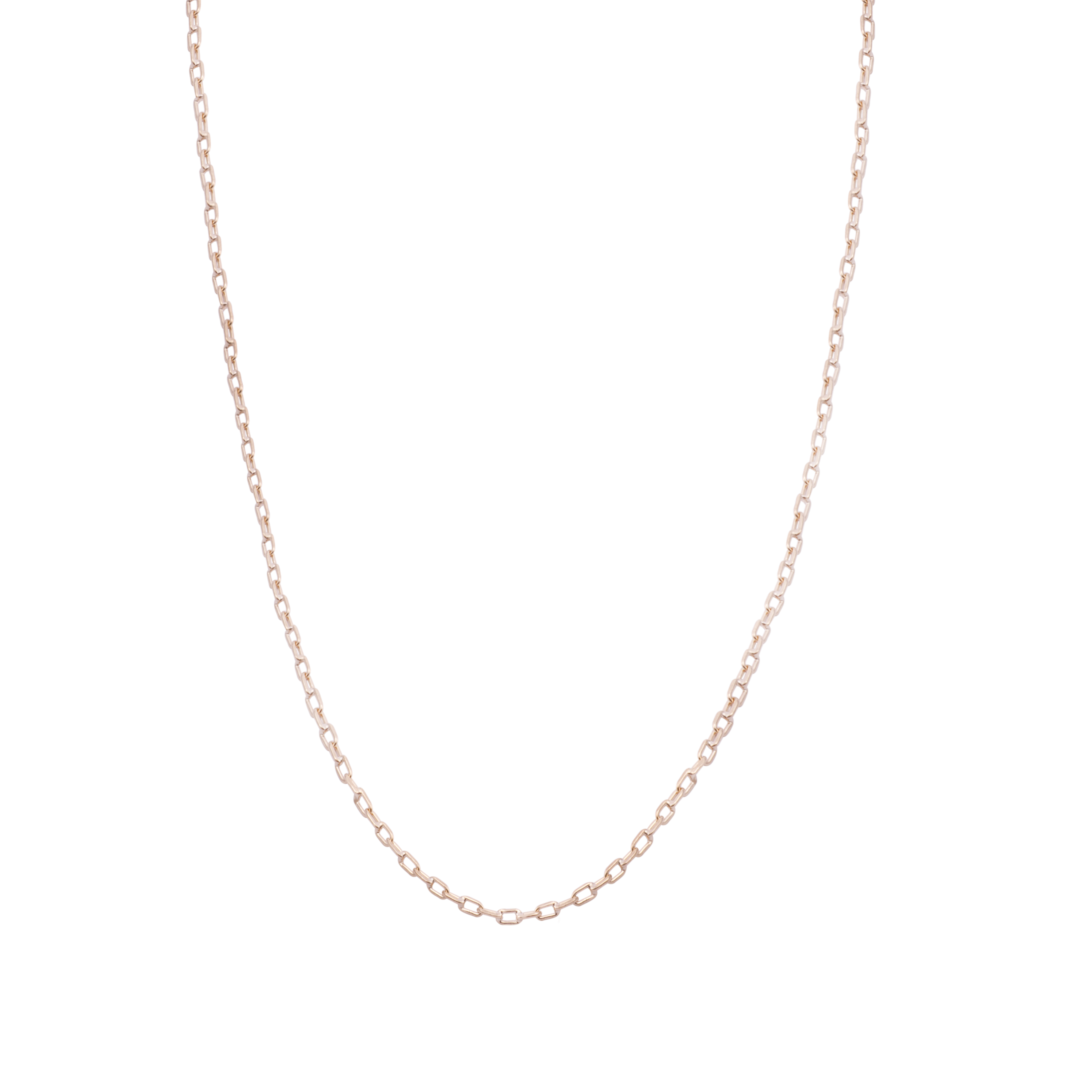 Cadena Limada Oro Miel 18kt 2
